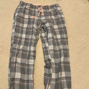 Cute grey plaid PJ pants